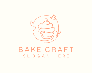 Dessert Cupcake Pastry logo design