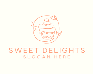 Dessert Cupcake Pastry logo design