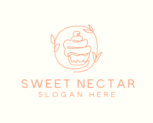 Dessert Cupcake Pastry logo design