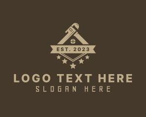 Stars - House Pipe Wrench logo design