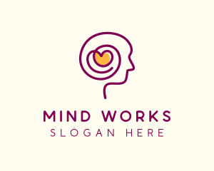 Psychiatry Mental Health Counselling logo design