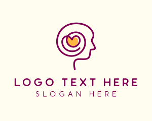 Psychologist - Psychiatry Mental Health Counselling logo design