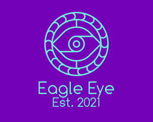 Minimalist Detective Eye  logo design