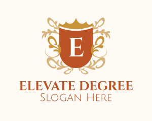 Degree - Royal Decorative Shield logo design