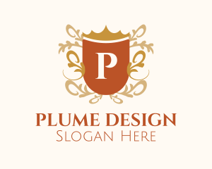 Royal Decorative Shield logo design