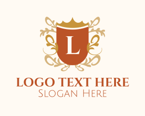 Learning - Royal Decorative Shield logo design