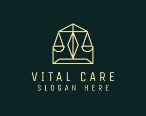 Judiciary - Legal Attorney Firm logo design