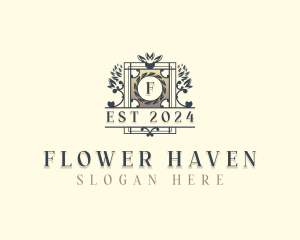 Elegant Flower Boutique logo design