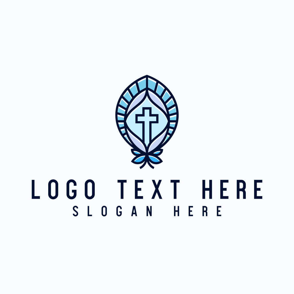 Church Crucifix Altar Logo | BrandCrowd Logo Maker