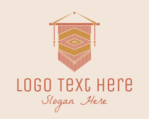 Boho - Handcraft Macrame Decoration logo design