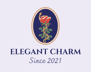 Pendant - Flower Rose Pendant logo design