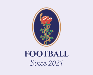 Gardening - Flower Rose Pendant logo design