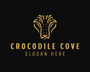 Crocodile - Wild Alligator logo design