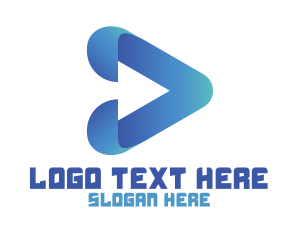 Download - Blue Modern Play logo design