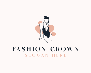 Woman Fashion Lingerie logo design