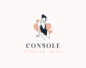 Female - Woman Fashion Lingerie logo design