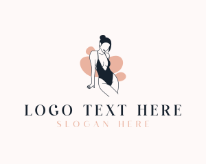 Woman Fashion Lingerie Logo