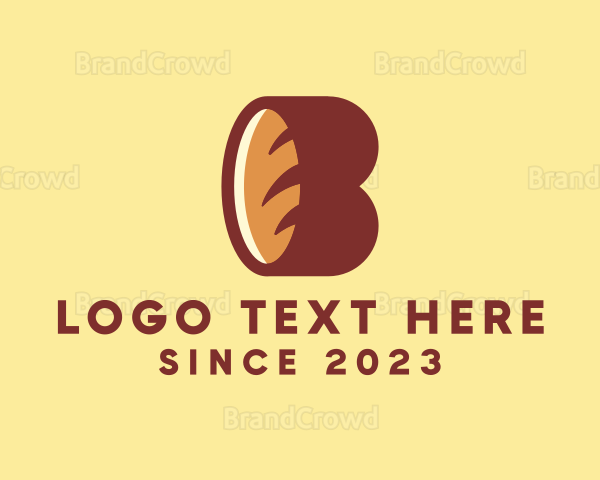 Bread Bakery Letter B Logo