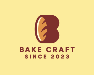 Bread Letter B logo design