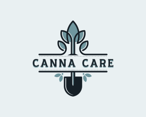 Shovel Gardening Care logo design