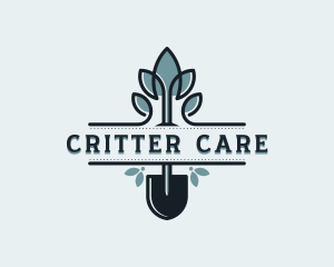 Shovel Gardening Care logo design