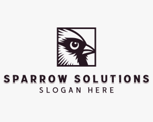 Sparrow Bird Eye logo design