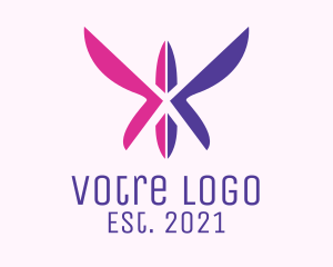 Surf - Surfboard Butterfly Wings logo design