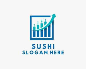 Statistics Finance Accounting logo design