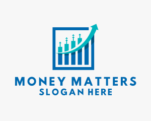 Finance - Statistics Finance Accounting logo design