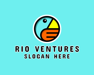 Rio - Cute Cartoon Bird logo design