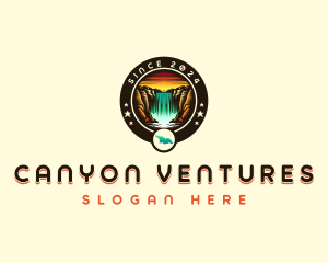 Canyon - Waterfall Canyon Park logo design