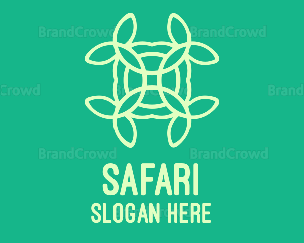 Organic Flower Pattern Logo