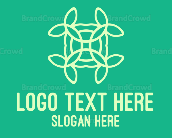 Organic Flower Pattern Logo