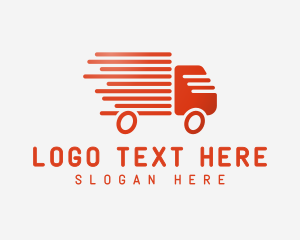 Deliveryman - Express Delivery Truck logo design