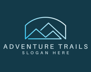 Mountain Peak Adventure logo design