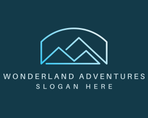 Mountain Peak Adventure logo design