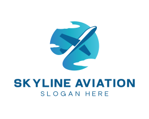 Flight - Flight Plane Logistics logo design