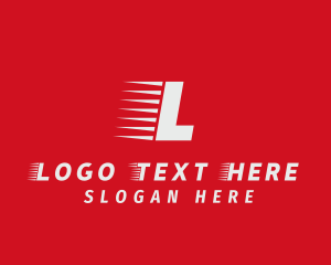 Moving - Fast Express Logistics logo design