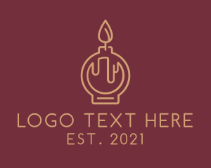 Candle Shop - Handmade Candle Decor logo design