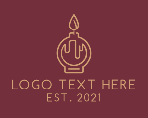 Religious - Handmade Candle Decor logo design