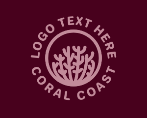 Coral - Marina Sea Coral logo design