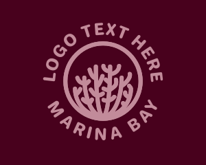 Marina Sea Coral logo design