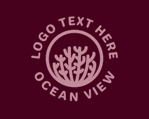 Marina Sea Coral logo design