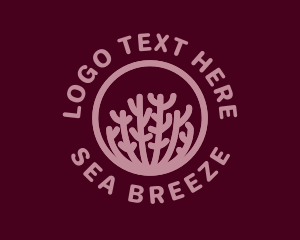 Marina Sea Coral logo design