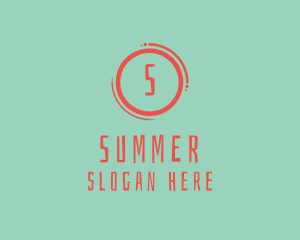 Summer Hawaiian Frame logo design