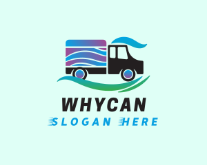 Truck Wave Swoosh Logo