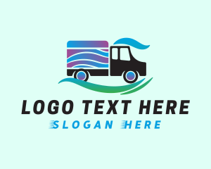 Petroleum Company - Truck Wave Swoosh logo design