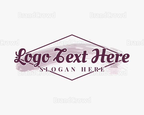 Watercolor Generic Brand Logo