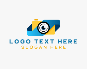 Camera App - Multimedia Camera Photography logo design