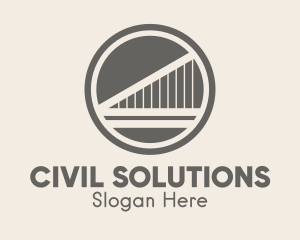 Hanging Bridge Infrastructure logo design